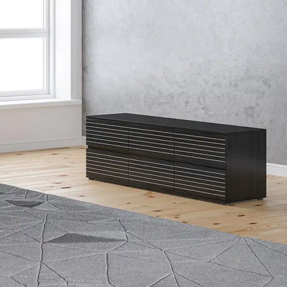 63 Multipurpose 6-Drawer Dresser and Television Stand Enertainment