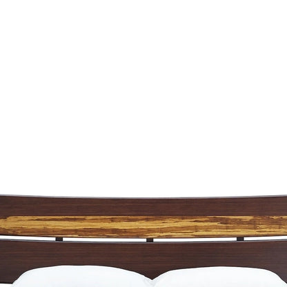 Sarah Queen Platform Bed, Burgundy