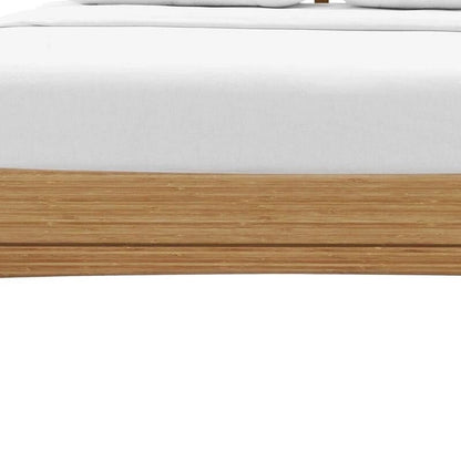 Sarah Queen Platform Bed, Burgundy