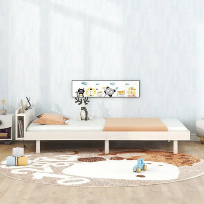 Modern Design Platform Bed with Built-in USB Port