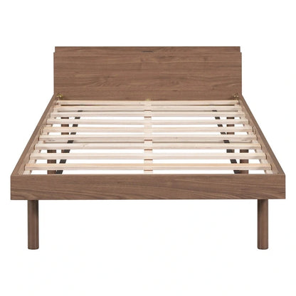 Modern Design Platform Bed with Built-in USB Port