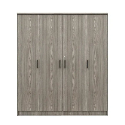 4-Door Wardrobe Armoires with 1 Drawer