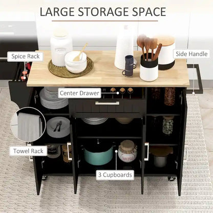 Kitchen Island on Wheels