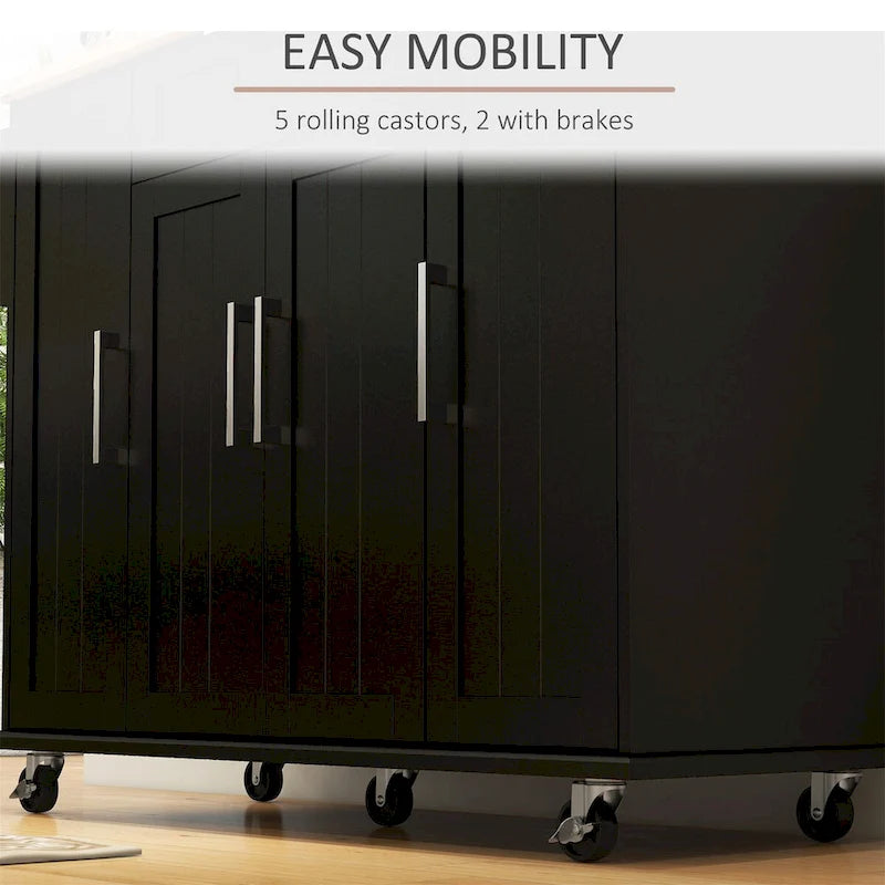 Kitchen Island on Wheels