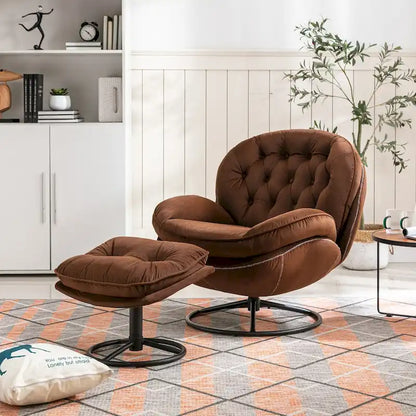 Accent chair TV Chair Living room Chair with Ottoman