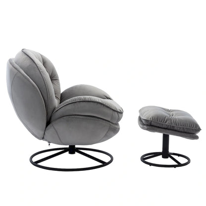 Accent chair TV Chair Living room Chair with Ottoman