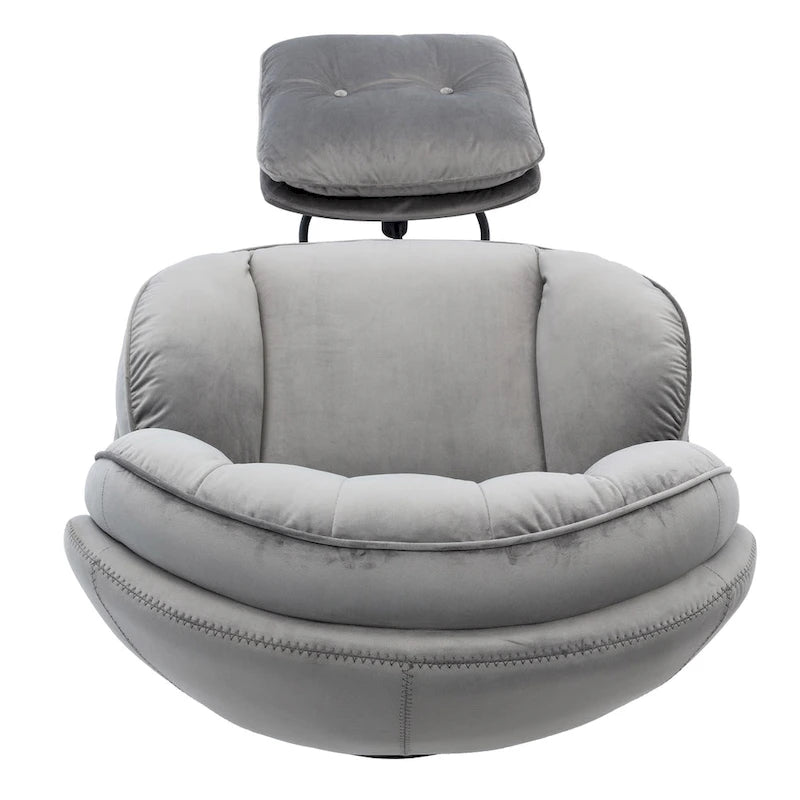 Accent chair TV Chair Living room Chair with Ottoman