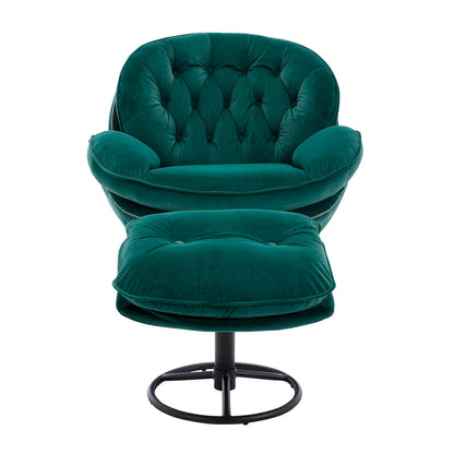 Accent chair TV Chair Living room Chair with Ottoman