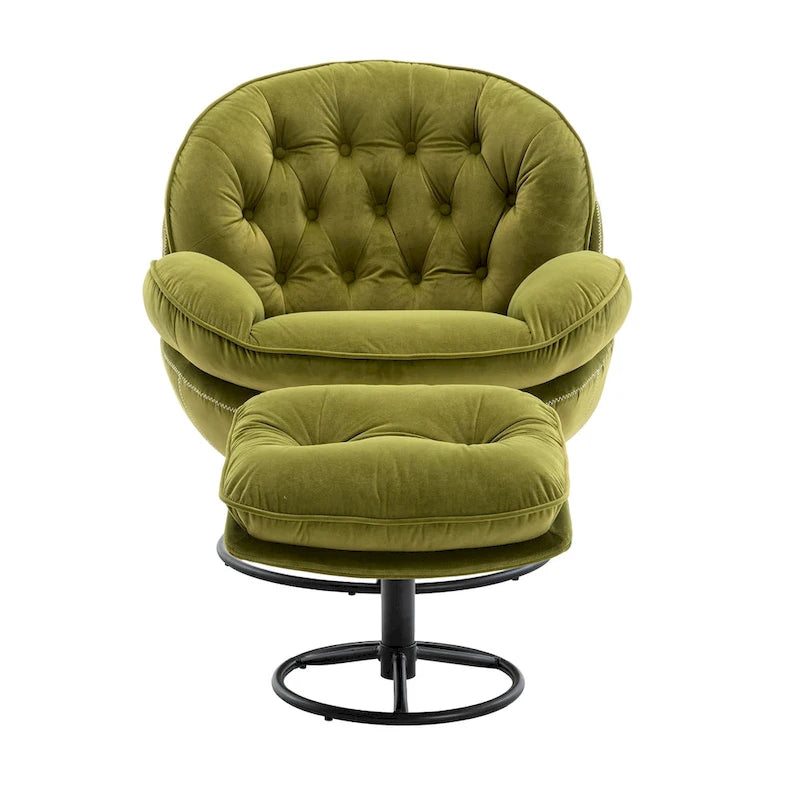Accent chair TV Chair Living room Chair with Ottoman