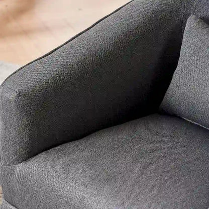 Swivel Barrel Chair With Ottoman