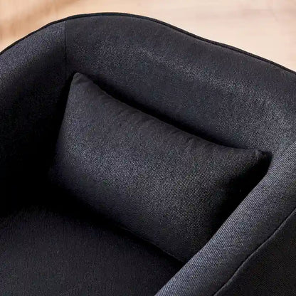 Swivel Barrel Chair With Ottoman