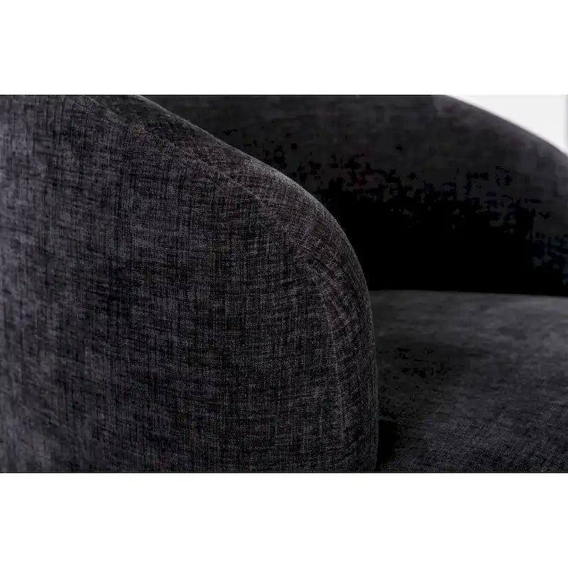 Small Swivel Accent Chair Comfy Round 360 Chenille Swivel Chair for Living Room Modern Round Accent Arm Chairs
