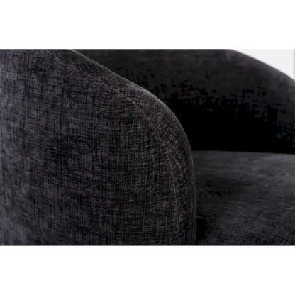Small Swivel Accent Chair Comfy Round 360 Chenille Swivel Chair for Living Room Modern Round Accent Arm Chairs