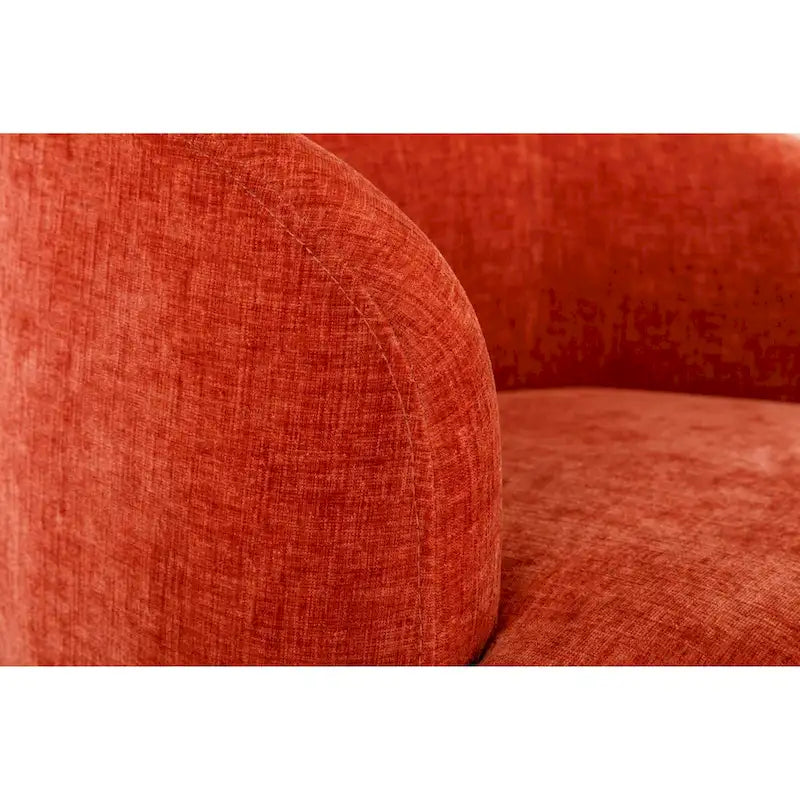 Small Swivel Accent Chair Comfy Round 360 Chenille Swivel Chair for Living Room Modern Round Accent Arm Chairs
