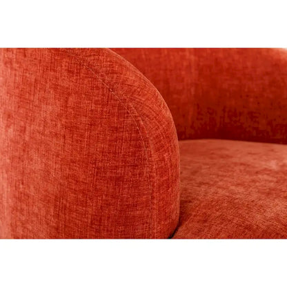 Small Swivel Accent Chair Comfy Round 360 Chenille Swivel Chair for Living Room Modern Round Accent Arm Chairs