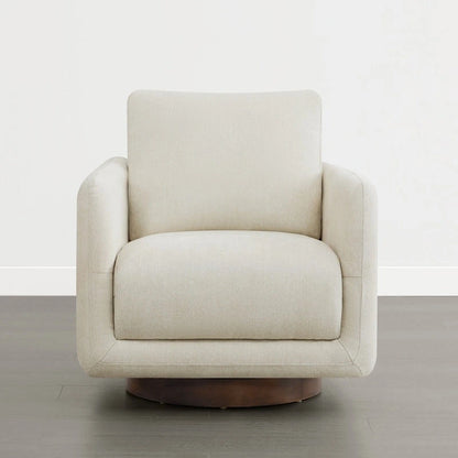 Rebecca Swivel Accent Chair Armchair with Back Cushion