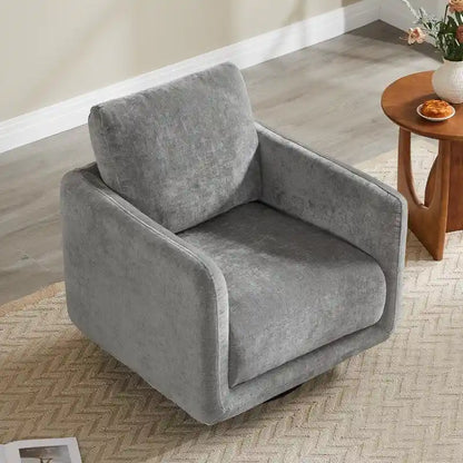 Rebecca Swivel Accent Chair Armchair with Back Cushion