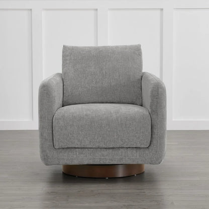 Rebecca Swivel Accent Chair Armchair with Back Cushion