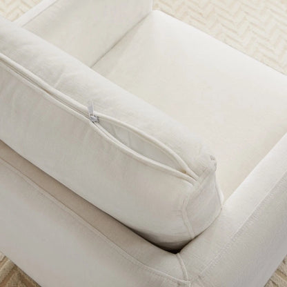 Rebecca Swivel Accent Chair Armchair with Back Cushion