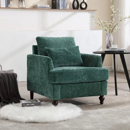 Wooden Frame Armchair, Modern Accent Chair Lounge Chair