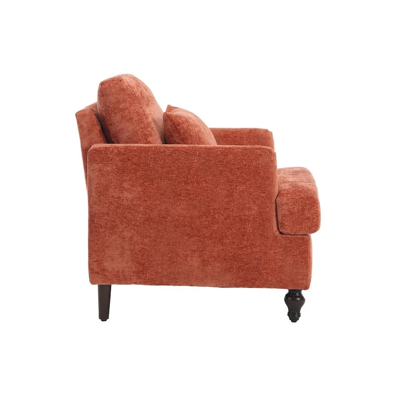 Wooden Frame Armchair, Modern Accent Chair Lounge Chair