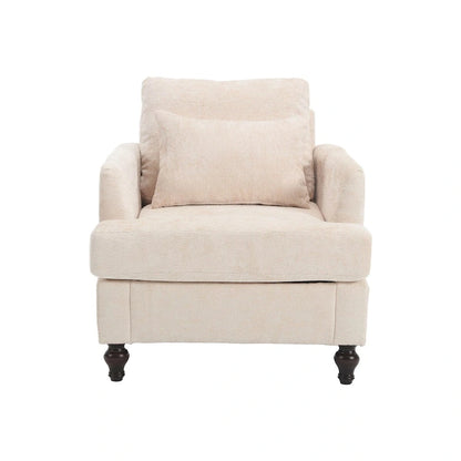 Wooden Frame Armchair, Modern Accent Chair Lounge Chair