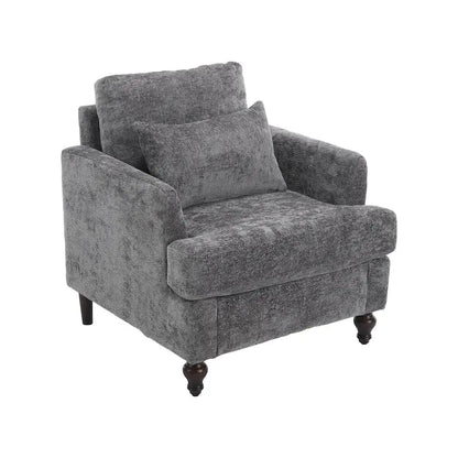 Wooden Frame Armchair, Modern Accent Chair Lounge Chair