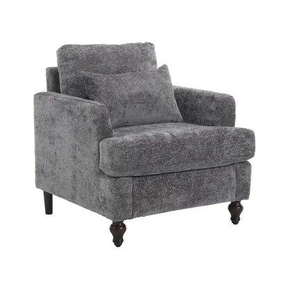Wooden Frame Armchair, Modern Accent Chair Lounge Chair