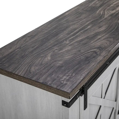 58 in. Barn Door TV Stand for TVs up to 65 in.