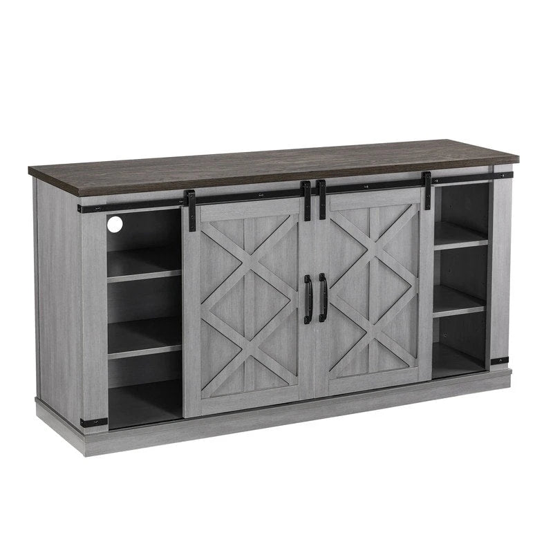 58 in. Barn Door TV Stand for TVs up to 65 in.
