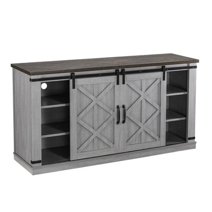 58 in. Barn Door TV Stand for TVs up to 65 in.