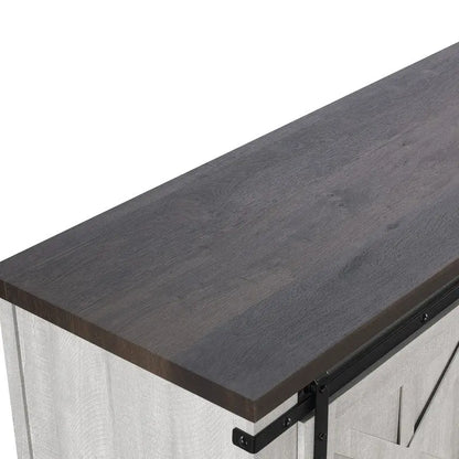 58 in. Barn Door TV Stand for TVs up to 65 in.