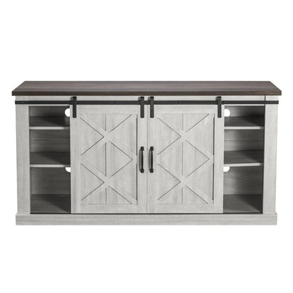 58 in. Barn Door TV Stand for TVs up to 65 in.