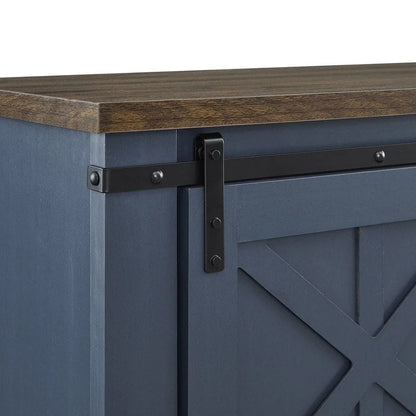 58 in. Barn Door TV Stand for TVs up to 65 in.
