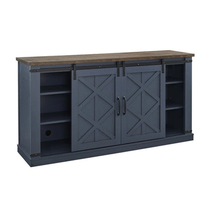 58 in. Barn Door TV Stand for TVs up to 65 in.