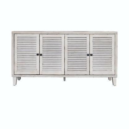 4 Shutter Door Wooden Cabinet Sideboard Buffet
