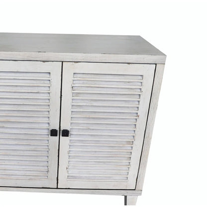 4 Shutter Door Wooden Cabinet Sideboard Buffet