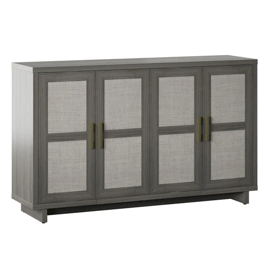 Coastal Sideboard with Linen Inspired Accents