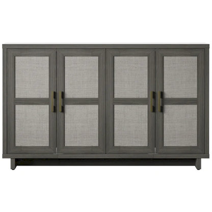 Coastal Sideboard with Linen Inspired Accents