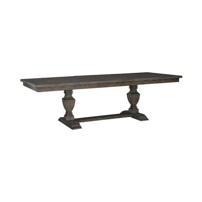 Westfield Havana Brown Optional 7 Piece Trestle Table Set