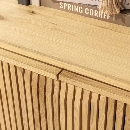 Classic Home Roya Oak Veneer Sideboard Buffet