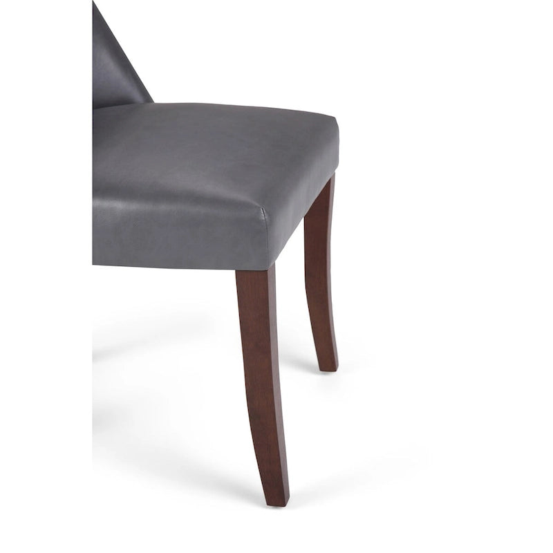 WYNDENHALL Haley Contemporary 9 Pc Dining Set with 8 Upholstered Dining Chairs and 54 inch Wide Table