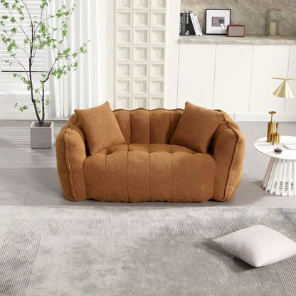 Roomfitters Soft Beanbag Chair with High Resilience Foam Core  Comfortable Square Recliner Sofa for Gaming, Watching TV