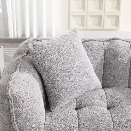 Roomfitters Soft Beanbag Chair with High Resilience Foam Core  Comfortable Square Recliner Sofa for Gaming, Watching TV