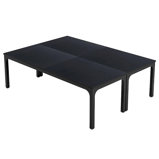 6.5FT Conference Meeting Seminar Business Table Set for 8-12 Person (Set of 2)