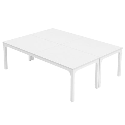 6.5FT Conference Meeting Seminar Business Table Set for 8-12 Person (Set of 2)