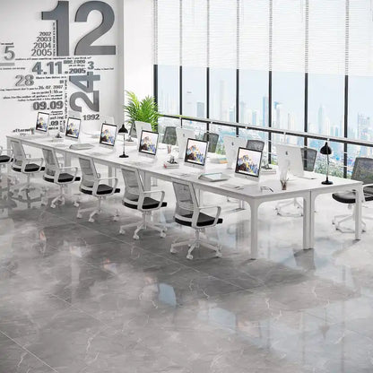 6.5FT Conference Meeting Seminar Business Table Set for 8-12 Person (Set of 2)