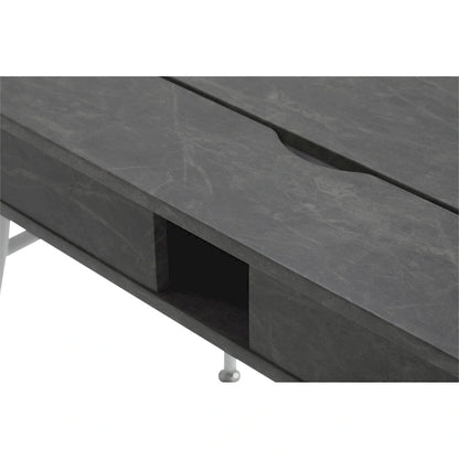 Calico Designs Alcove Modern Desk with Large Split Drawer