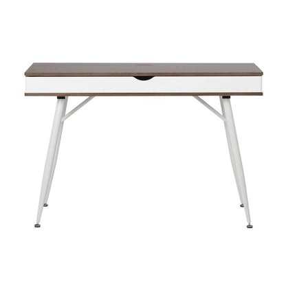Calico Designs Alcove Modern Desk with Large Split Drawer