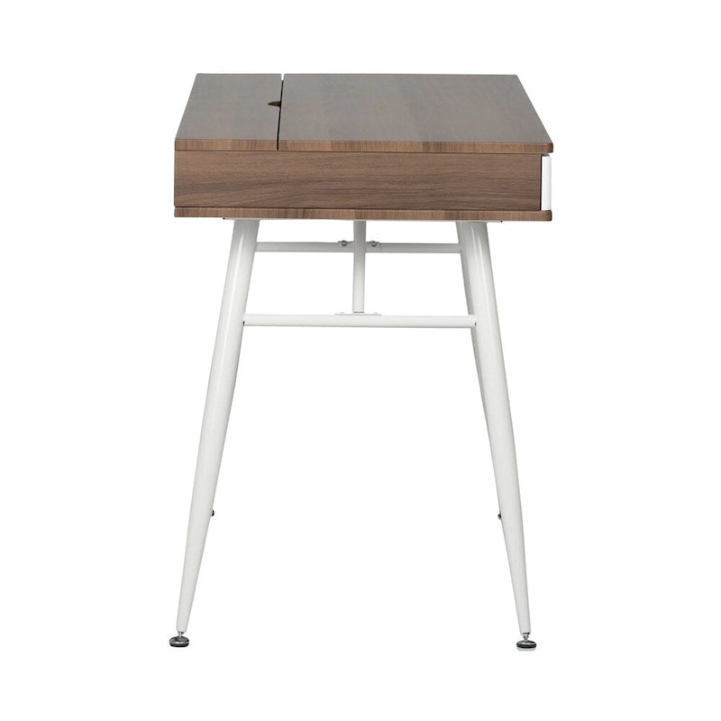 Calico Designs Alcove Modern Desk with Large Split Drawer